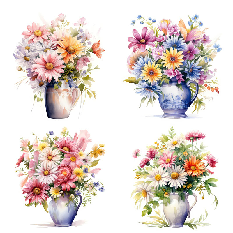 Flower Wall Panel - C51 # stiker dinding minimalis, hiasan