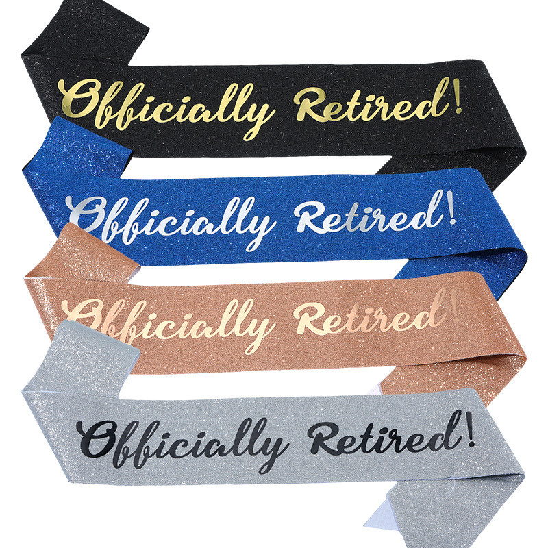 Birthday Sash Glitter - Resmi kolonyet Sash Glitter Satin kolonyet