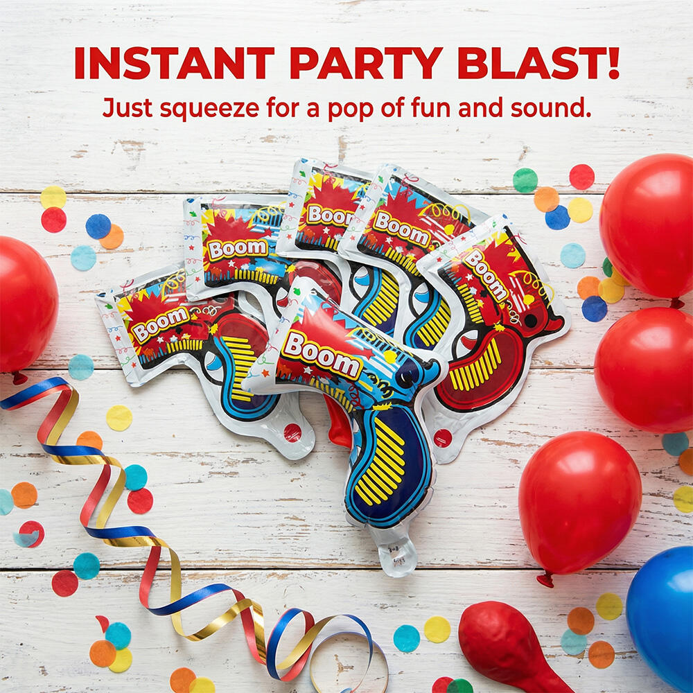 Confetti Cannon Tube - 10 Buah Perlengkapan Kembang Api Pesta