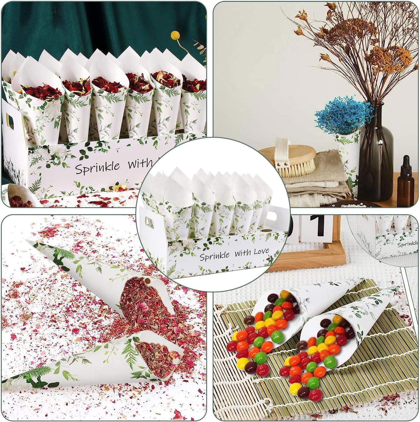 SET 30 Lembar Kerucut Kertas P - Cotton Candy Cone ulasan dan harga
