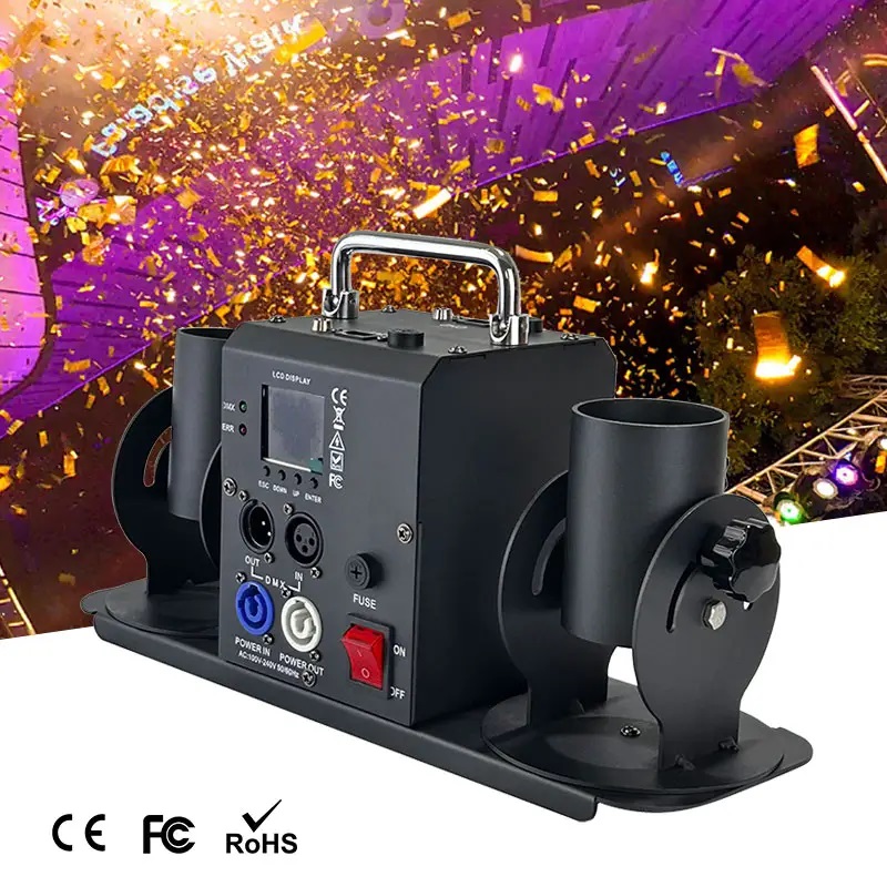 Mesin Konfeti Kepala Ganda Efe - Confetti Cannon Tube ulasan dan harga