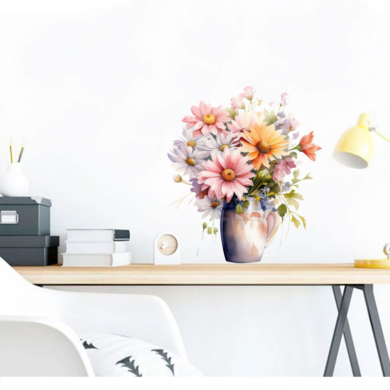 C51 # stiker dinding minimalis - Flower Wall Panel ulasan dan harga