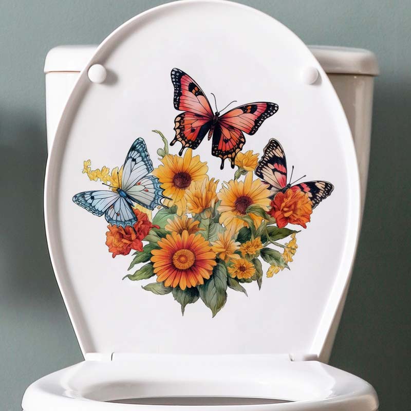 Gaya pedesaan bunga stiker din - Flower Wall Panel ulasan dan harga