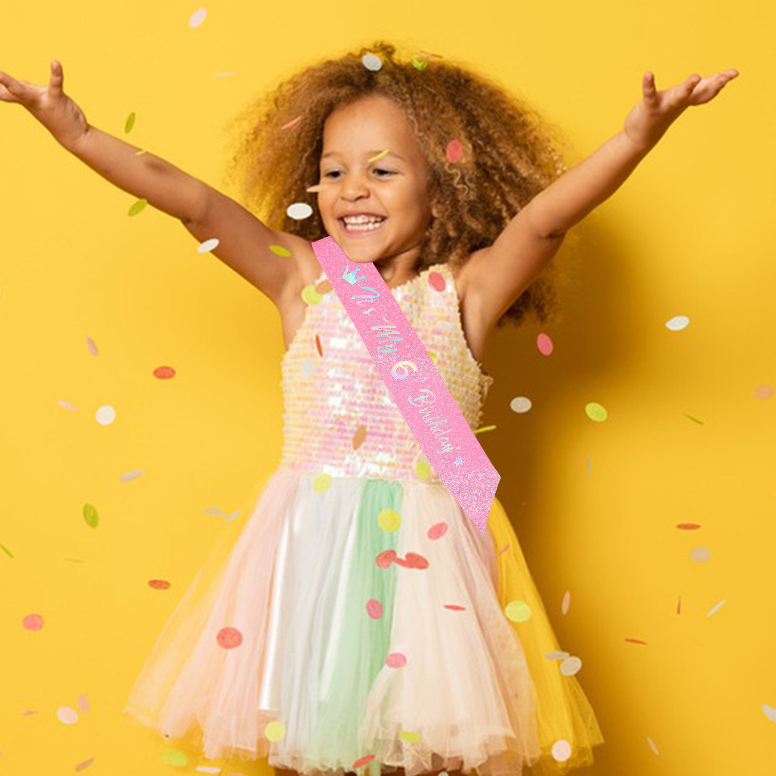 5 buah Pita Ulang Tahun Berkil - Birthday Sash Glitter ulasan dan harga