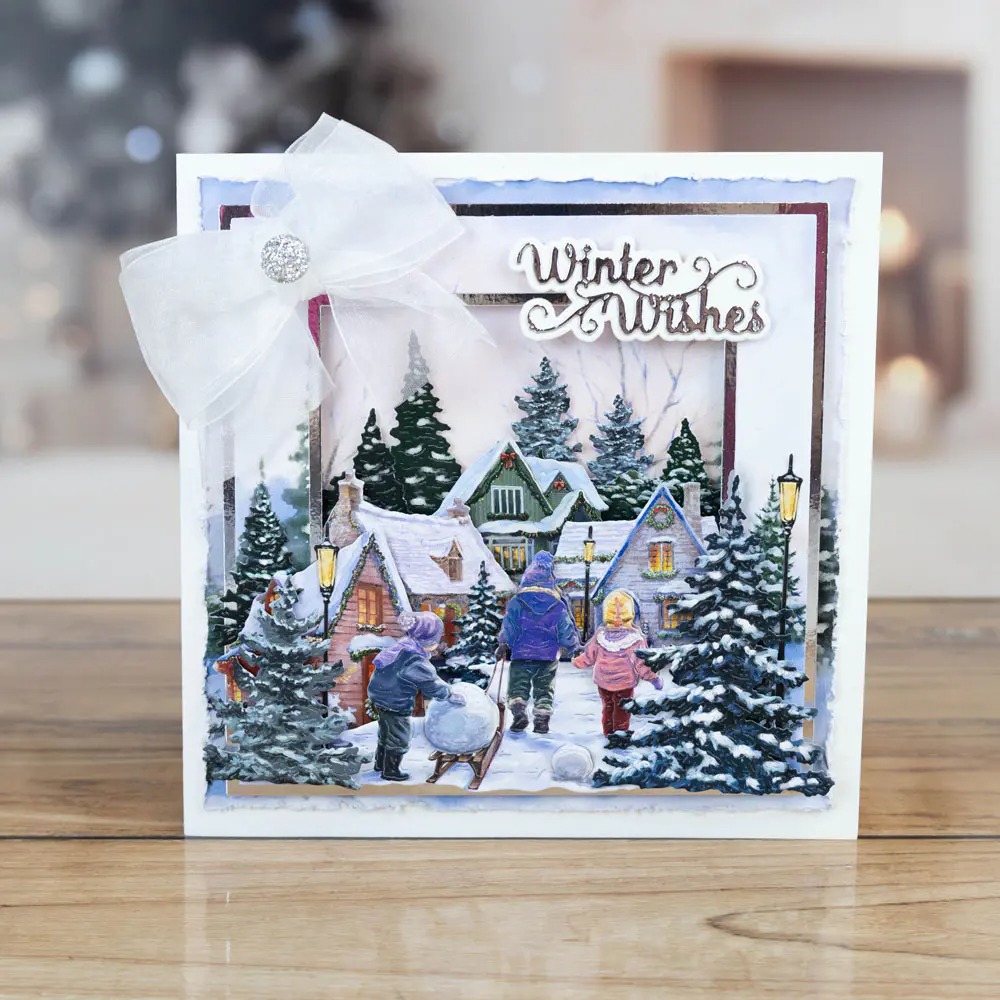 Natal Yuletide Baris Winterber - Flower Wall Panel ulasan dan harga