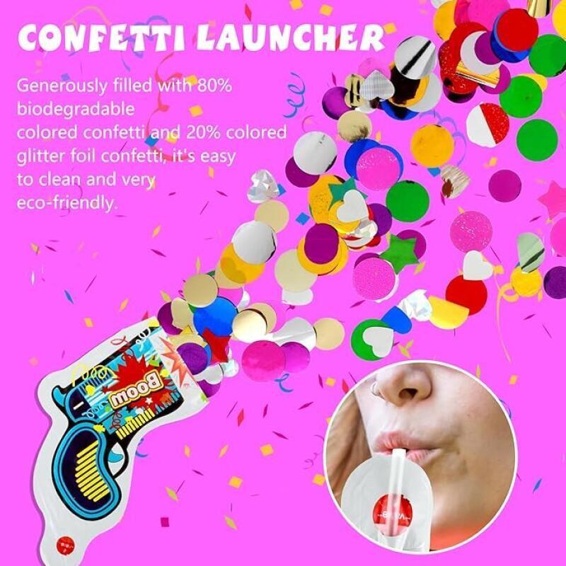 10 Buah Konfeti Tiup Inflatabl - Confetti Cannon Tube ulasan dan harga