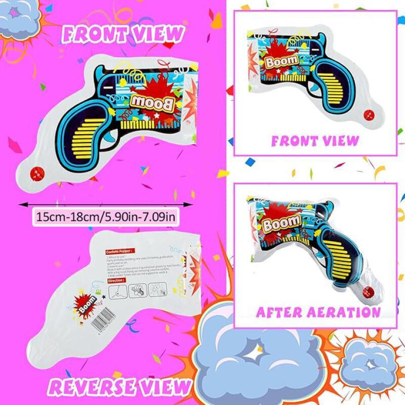 10 Buah Konfeti Tiup Inflatabl - Confetti Cannon Tube ulasan dan harga
