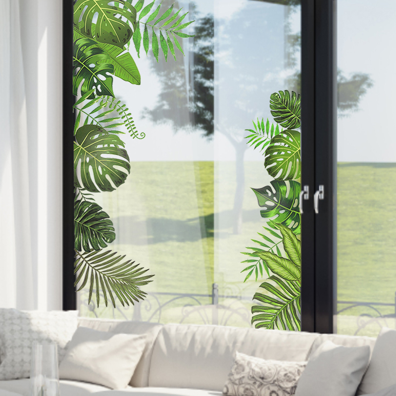 Stiker Dinding Bunga Daun Trop - Flower Wall Panel ulasan dan harga
